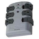 Belkin BP106000 Pivot Plug Outlet Wallmount Surge Protector 6x AC Power  1080J