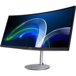 Acer CB342CU 34in Class UW-QHD LED Monitor - 21:9 - Silver - 34in Viewable - In-plane Switching (IPS) Technology - LED Backlight - 3440 x 1440 - 16.7 Million Colors - FreeSync (DisplayP