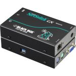 Black Box CX Series KVM Switch Remote Unit - VGA  PS/2 Console - 1 Remote User(s) - 980 ft Range - 1920 x 1200 Maximum Video Resolution - 1 x Network (RJ-45) - 2 x PS/2 Port - 1 x VGA -