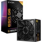 EVGA 220-G6-0650-X1 SuperNOVA 650 G6 Power Supply 80 Plus Gold 650W Fully Modular Eco Mode with FDB Fan Compact 140mm Size