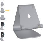 Rain Design 10052 mStand Phone and Tablet Stand for up to 8in Screens Anodized Aluminum Space Gray