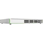Allied Telesis Managed Gigabit Ethernet Switch - 24 Ports - Manageable - 3 Layer Supported - Modular - 4 SFP Slots - Optical Fiber  Twisted Pair - Wall Mountable  Rack-mountable  Deskto