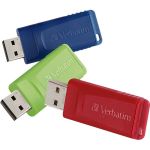 8GB Store 'n' Go&reg; USB Flash Drive - 3pk - Red  Green  Blue - 8GB - 3pk - Red  Green  Blue