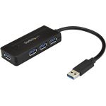 StarTech ST4300MINI 4 Port USB 3.0 Hub SuperSpeed 5Gbps w/ Fast Charge - Portable USB 3.2 Gen 1 (5Gbps) Type-A Laptop/Desktop Hub