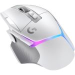 Logitech G502 X PLUS LIGHTSPEED Wireless Gaming Mouse - Optical - Wireless - Rechargeable - White - 1 Pack - USB Type C - Scroll Wheel - 13 Programmable Button(s)
