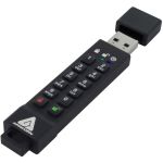 Apricorn 16GB Aegis Secure Key 3z USB 3.1 Flash Drive - 16 GB - USB 3.1 - 77 MB/s Read Speed - 72 MB/s Write Speed - 256-bit AES - 3 Year Warranty - TAA Compliant