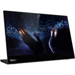 Lenovo ThinkVision M14t 14in LCD Touchscreen Monitor - 16:9 - 6 ms Extreme Mode - 14in Class - 10 Point(s) Multi-touch Screen - 1920 x 1080 - Full HD - In-plane Switching (IPS) Technolo