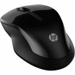 HP 250 Dual Mouse - Full-size Mouse - Optical - Wireless - Bluetooth/Radio Frequency - 2.40 GHz - Black - USB Type A - 1600 dpi - 3 Button(s) - Symmetrical