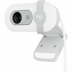 Logitech 960-001616 BRIO 100 Webcam White USB-A 2 Megapixel 1920 x 1080 Microphone Fixed Focus 5Ft