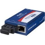 Advantech IMC-350 Transceiver/Media Converter - 1 x Network (RJ-45) - 1 x SC Ports - DuplexSC Port - Multi-mode - Fast Ethernet - 10/100Base-T  100Base-X - 1.24 Mile - USB - Wall Mounta