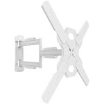 Kanto Wall Mount for TV - White - Height Adjustable - 1 Display(s) Supported - 26in to 60in Screen Support - 88 lb Load Capacity - 100 x 100  400 x 400  200 x 200  300 x 300  100 x 150