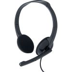 Verbatim 70721 Stereo Headset with Microphone5.74' Cable  Black