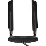 Parsec MIMO LTE 2 in 1 Magnetic Mount Antenna - 698 MHz to 960 MHz  1710 MHz to 2700 MHz - 7.4 dBi - Indoor  Cellular Network - Black - Magnetic Mount - Omni-directional