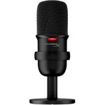HyperX SoloCast Wired Condenser Microphone - Black - 6.50 ft - Cardioid - Stand Mountable  Boom - USB 2.0 Type C