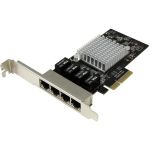 StarTech ST4000SPEXI 4-Port Gigabit Ethernet Network Card PCI Express Intel I350 NIC Quad Port PCIe Network Adapter Card