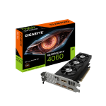 Gigabyte GV-N4060OC-8GL GeForce RTX 4060 OC LowProfile Graphics Card 8GB of GDDR6 RAM PCIe 4.0 x8 Triple Fan Cooler