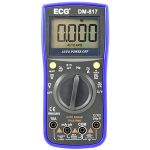 NTE Electronics DM-817 Digital MultimeterAuto Range  9 Function 1000VDC / 750VAC AC/DC Current: 10A