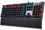 AULA F2058 PC Mechanical Wired Gaming Keyboard 104 Keys 22 RGB Backlight Effects and Magnetic Wrist Rest
