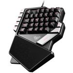 AULA K2 One-Handed Keyboard 31 Custom Keys 7 Color RGB Backlight Shortcut Function Buttons