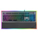 AULA L2098 PC Mechanical Wired Gaming Keyboard 104 Keys 22 RGB Backlight Effects Wrist Rest Black