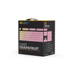 Glorious GLO-KC-GPBT-PG GPBT Grapefruit KeycapsPremium PBT Material 143 Cherry Profile Keycaps Pink