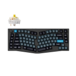 Keychron Q10P-M4 Q10 Pro (Alice Layout) QMK/VIAWireless Custom Mechanical Keyboard Fully Assembled Knob Carbon Black Keychron