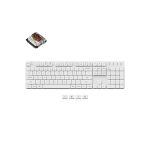 Keychron K5SE-A3 K5 SE Wireless Mechanical Keyboard White Backlight Low Profile Gateron Mechanical Brown