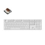 Keychron K5P-Q3 K5 Pro QMK/VIA Wireless CustomMechanical Keyboard White RGB Backlight Brown (Hot-swappable) Switches