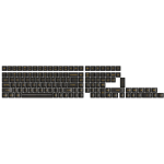 Keychron KP-TRA Black Transparent OSA Full Set Keycap Set 137 Keys