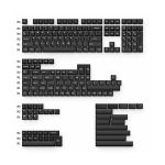 Keychron PBT-10 Cherry Profile Double - Shot PBT Full Set Keycaps - White on Black - Wob Full Set 219 keys