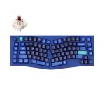Keychron Q10-O3Z (Alice Layout) QMK CustomMechanical Keyboard Fully Assembled Knob Navy Blue - B Gateron G Pro Brown