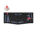 Keychron Q10-M1Z (Alice Layout) QMK CustomMechanical Keyboard Fully Assembled Knob Carbon Black - B Gateron G Pro Red