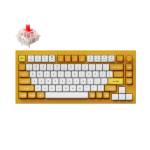 Keychron Q1-S1 Keychron Q1 QMK Custom Mechanical Keyboard Version 2 Fully Assembled Knob (Special Edition) Orange Yellow