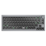 Keychron Q2-B2 Q2 QMK Custom Mechanical Keyboard Barebone Knob Silver Grey