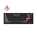 Keychron Q2-M1 Q2 QMK Custom Mechanical KeyboardFully Assembled Knob Carbon Black A Gateron G Pro Red Switches