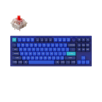Keychron Q3-O1 QMK Custom Hot-Swappable GateronG-PRO Red Switch Mechanical Keyboard Full Assembled Navy Blue RGB with Knob
