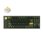 Keychron Q3P-W4 Q3 Pro QMK/VIA Wireless Custom Mechanical Keyboard Fully Assembled Knob (Special Edition) Olive Green