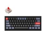 Keychron Q4-C1 Q4 QMK Custom Mechanical KeyboardFully Assembled Carbon Black A Gateron G Pro Red Switches
