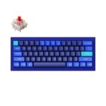 Keychron Q4-J1 Q4 QMK Custom Mechanical Keyboard Fully Assembled Navy Blue A Gateron G Pro Red Switches