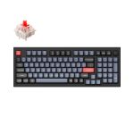 Keychron Q5-M1 QMK Custom Mechanical KeyboardFully Assembled Knob Carbon Black-A Gateron G Pro Red