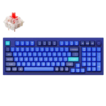 Keychron Q5-O1 QMK Custom Mechanical KeyboardFully Assembled Knob Navy Blue-A Gateron G Pro Red