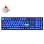 Keychron Q6-O1 QMK Custom Mechanical KeyboardFully Assembled Knob Navy Blue-A Gateron G Pro Red