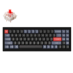 Keychron Q7-C1 QMK Custom Mechanical KeyboardFully Assembled Carbon Black-B Gateron G Pro Red