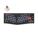 Keychron Q8-M3 Q8 (Alice Layout) QMK CustomMechanical Keyboard Fully Assembled Knob Carbon Black - A Gateron G Pro Brown