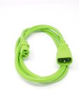 MC M05-113EULG 6' AC Power Extension Cord C13 to C14 18 AWG 250V/10A Green