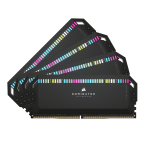 Corsair CMT64GX5M4B5600C36 DOMINATOR PLATINUM RGB64GB (4x16GB) DDR5 Memory Kit 5600MHz 36-36-36-76 XMP 3.0 Black