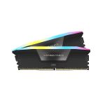 Corsair CMH64GX5M2B6000Z30 VENGEANCE RGB DDR5 64GB(2x 32GB) Memory Kit 6000MT/s 30-36-36-76 RGB LED 1.4V Black