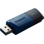 Kingston DTXM/64GB 64GB DataTraveler Exodia MUSB 3.2 Gen 1 Flash Drive Black + Blue