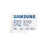 Samsung MB-MC512KA/AM 512GB Evo Plus microSDXC + Adapter 130MB/s Transfer Speed UHS-I