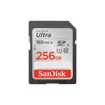 SanDisk SDSDUNC-256G-AN6IN 256GB Ultra UHS-I SDXC Memory Card Max Read Speed 150 MB/s Min Write Speed 10 MB/s
